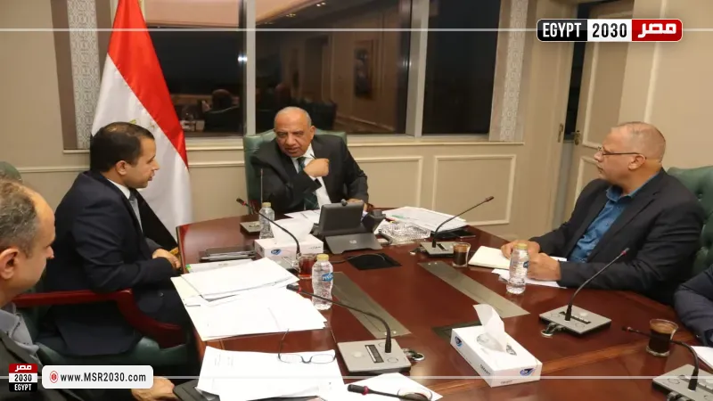 وزير الكهرباء خلال اللقاء