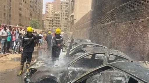 السيطرة على حريق داخل جراج سيارات بمدينة 6 أكتوبر دون إصابات