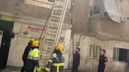 إنقاذ قطة عالقة بشرفة في شبرا.. تدخل سريع قبل وصول الحماية المدنية