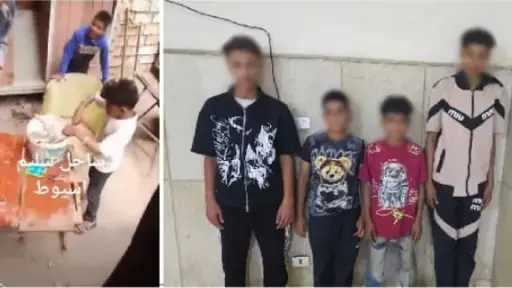 ضبط 4 أطفال في أسيوط بعد واقعة مؤسفة لإغراق كلب وتصوير الحادثة لجلب المشاهدات