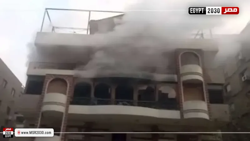السيطرة على حريق داخل فيلا  