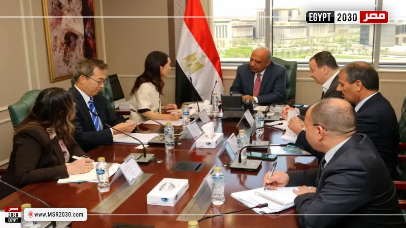 وزير الكهرباء خلال اللقاء