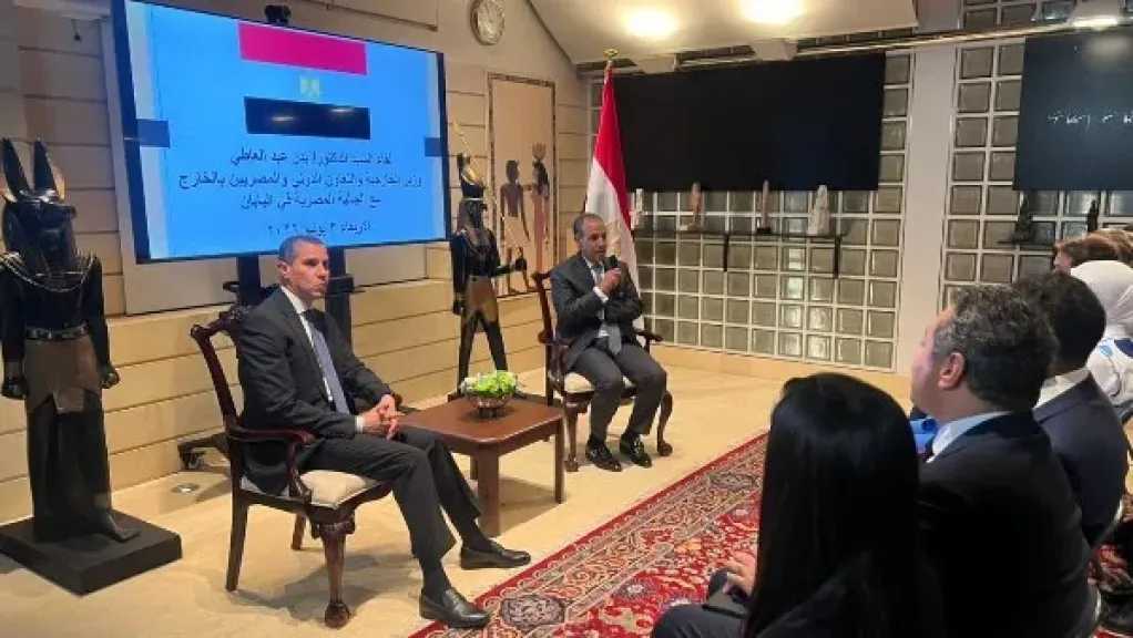وزير الخارجية يدعو الجالية باليابان للمشاركة بالمؤتمر السابع للمصريين في الخارج