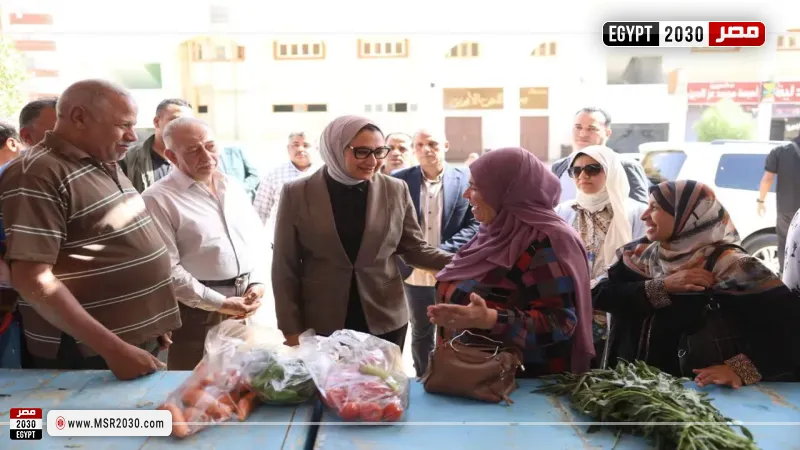 جانب من جولة محافظ الوادي الجديد