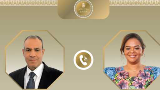وزير الخارجية يتلقى اتصالا هاتفيا من وزيرة خارجية جمهورية الكونجو الديمقراطية