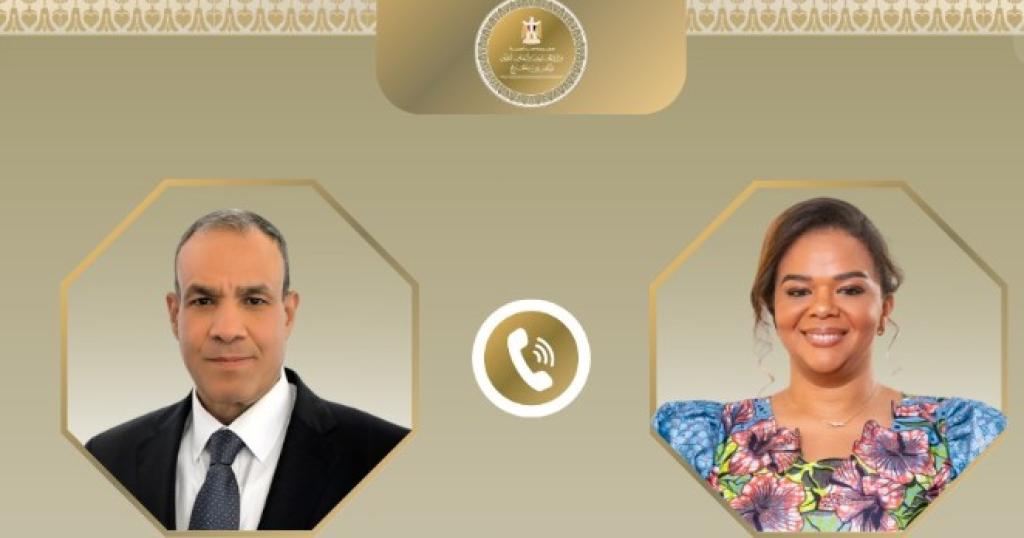 وزير الخارجية يتلقى اتصالا هاتفيا من وزيرة خارجية جمهورية الكونجو الديمقراطية