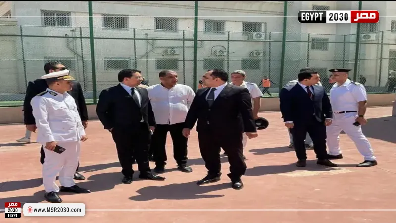 النيابة العامة تفتش مركز إصلاح وتأهيل جمصة (3 و4) وتتابع أوضاع النزلاء