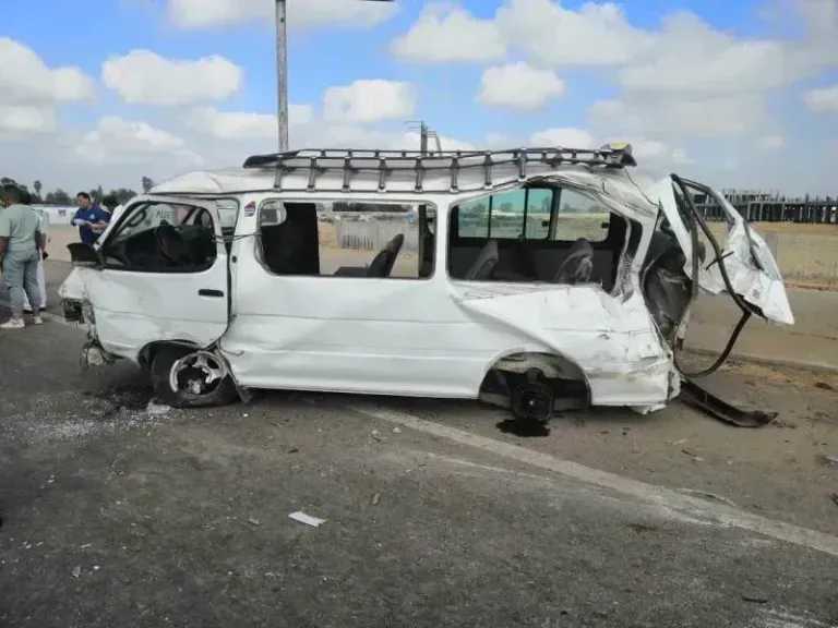 إصابة 8 أشخاص في انقلاب ميكروباص بطريق الفتح أسيوط الجديدة