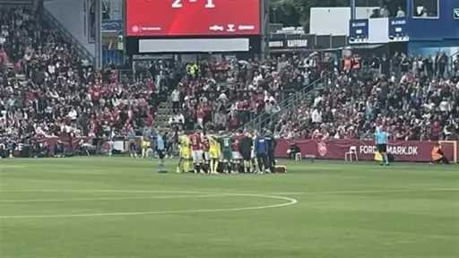 الاتحاد الدنماركي يكشف الحالة الصحية لإريكسن بعد سقوطه خلال مباراة أوكرانيا