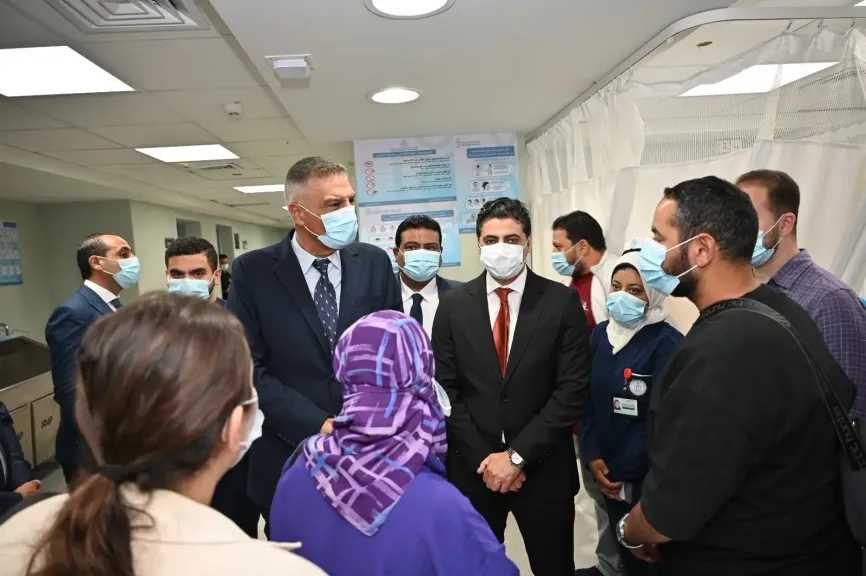 محافظ جنوب سيناء يتفقد مستشفى شرم الشيخ الدولي لمتابعة جاهزية الخدمات الطبية
