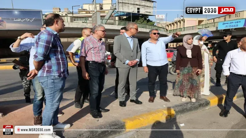 جانب من جولة محافظ الجيزة