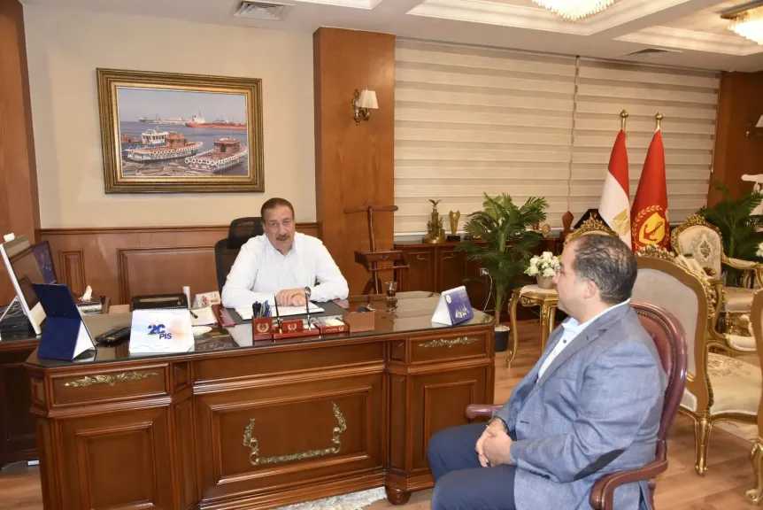 محافظ بورسعيد يستقبل النائب عادل اللمعي عضو مجلس النواب