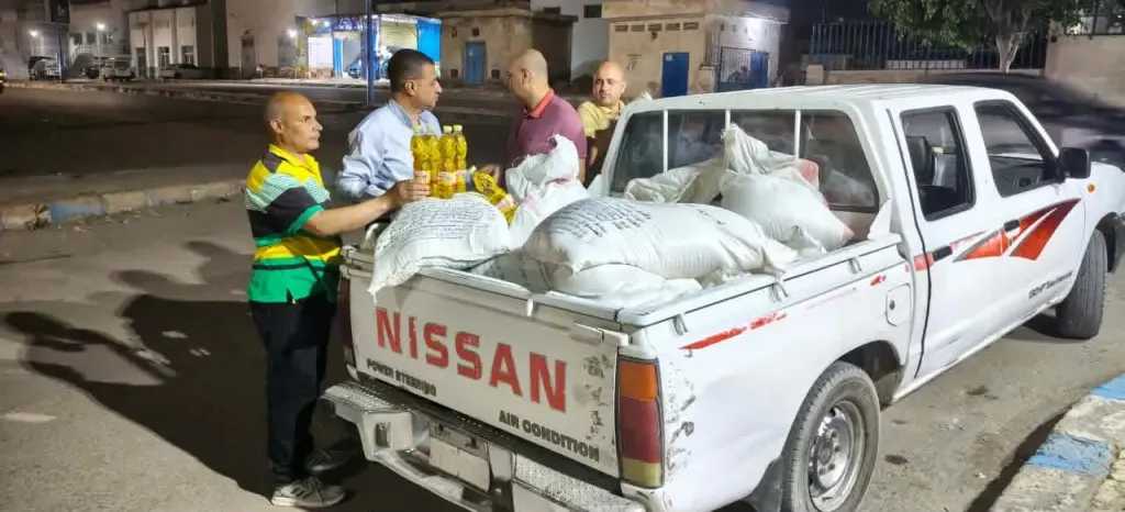 تموين مطروح: ضبط ما يقرب من طن دقيق بلدي مدعم قبل بيعه في السوق السوداء