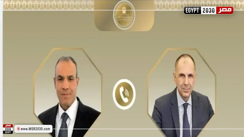 وزير الخارجية ونظيره اليوناني