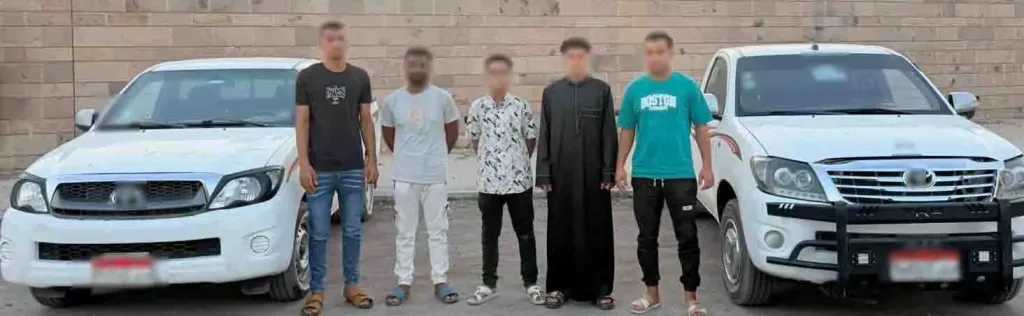 ضبط قائدي سيارتين ربع نقل بعد استعراضات خطرة في أسوان خلال حفل زفاف