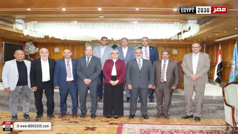 محافظ الوادي الجديد في ضيافة هيئة الطاقة الذرية