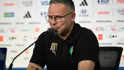 مدرب المغرب قبل مواجهة البرازيل: «لا نخشى السامبا..... مدرب المغرب قبل مواجهة البرازيل: «لا نخشى السامبا.. وأنشيلوتي مدرب عظيم لكن لدينا أسلحتنا أيضًا»