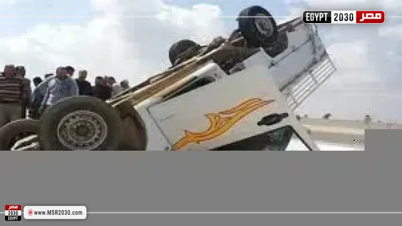 انقلاب سيارة ربع نقل 