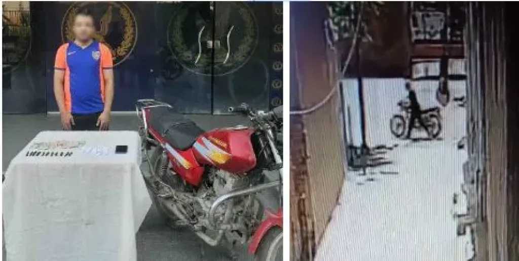 ضبط عاطل سرق دراجة نارية أمام مسجد في بنها