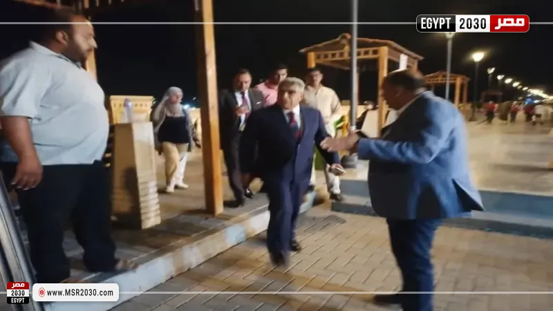 محافظ الدقهلية يتفقد ممشى المنصورة السياحي
