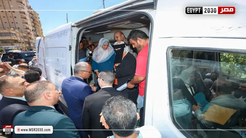 جانب من جولة محافظ كفر الشيخ