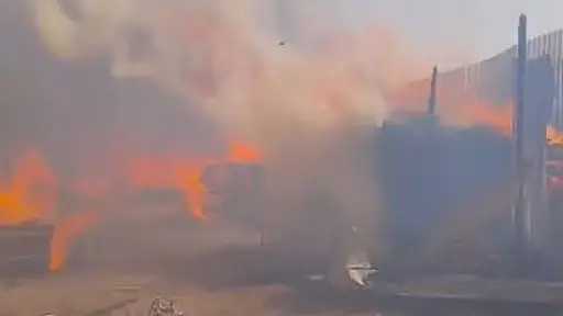 حريق يلتهم منزل بمصر القديمة حريق يلتهم منزل بمصر القديمة