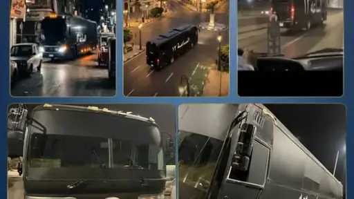 كشف ملابسات فيديو «الأتوبيس الأسود» بالقاهرة: مركبة تصوير... كشف ملابسات فيديو «الأتوبيس الأسود» بالقاهرة: مركبة تصوير سينمائي وتعديلات مرورية مخالفة
