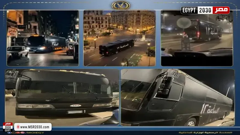 كشف ملابسات فيديو «الأتوبيس الأسود» بالقاهرة: مركبة تصوير سينمائي