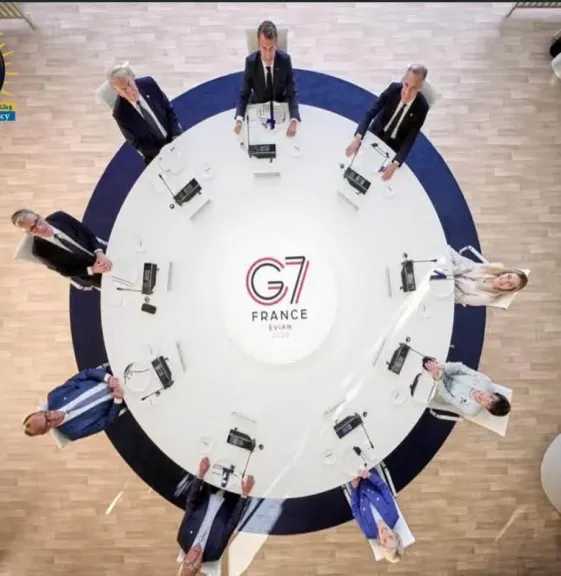 مجموعة السبع تتعهد بدعم جهود إعادة إعمار غزة