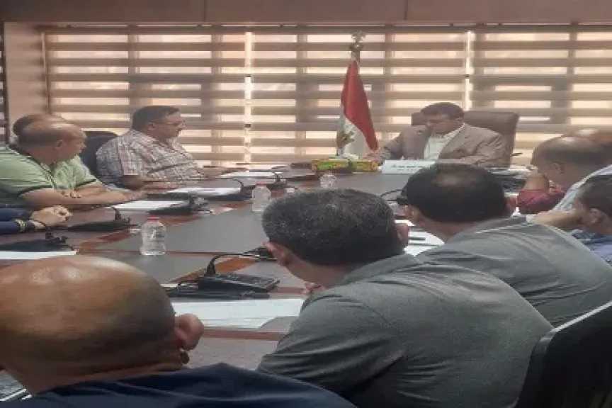 السكرتير العام لمحافظة الدهقلية يترأس اجتماعا لمتابعة ملفات التقنين ومتابعة الموجة 29 لإزالة مخالفات البناء