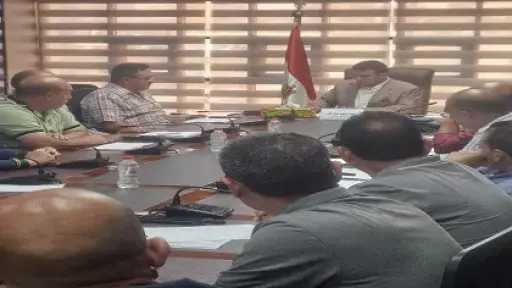 السكرتير العام لمحافظة الدهقلية يترأس اجتماعا لمتابعة ملفات... السكرتير العام لمحافظة الدهقلية يترأس اجتماعا لمتابعة ملفات التقنين ومتابعة الموجة 29 لإزالة مخالفات البناء