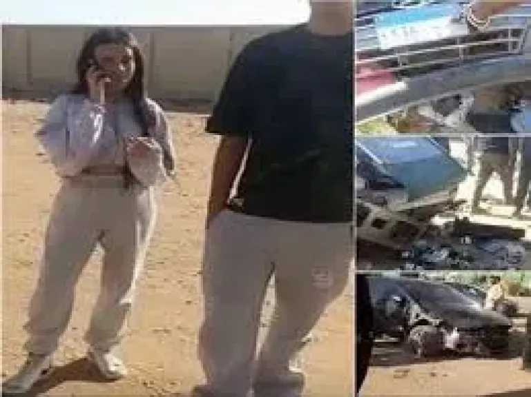 مصرع فتاة تبيع المشروبات دهسا على يد قائدة سيارة بحدائق الأهرام