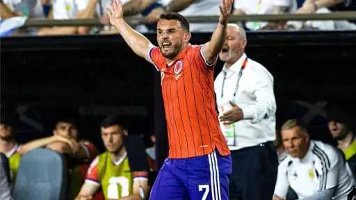 جون ماكجين يثير الجدل بعد مباراة المغرب واسكتلندا... جون ماكجين يثير الجدل بعد مباراة المغرب واسكتلندا في كأس العالم 2026 ويؤكد: حُرمنا من ركلتي جزاء
