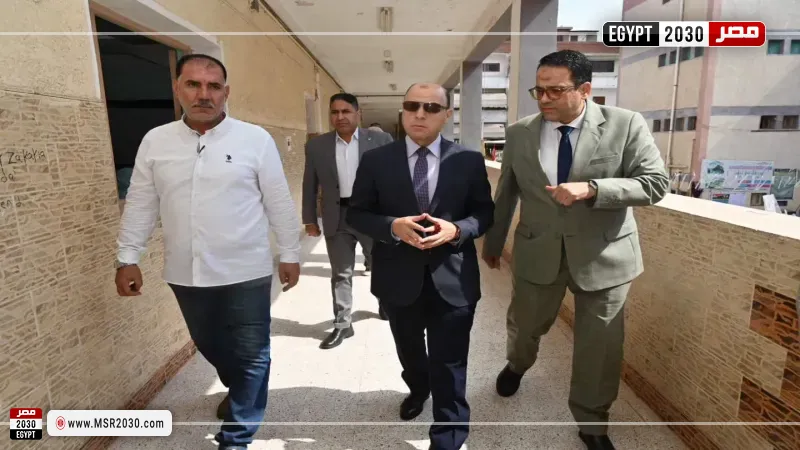 محافظ الغربية يتفقد انتظام لجان الثانوية العامة 