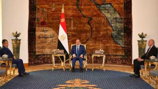 السيسي يستقبل المرشح لمنصب الأمين العام لجامعة الدول... السيسي يستقبل المرشح لمنصب الأمين العام لجامعة الدول العربية