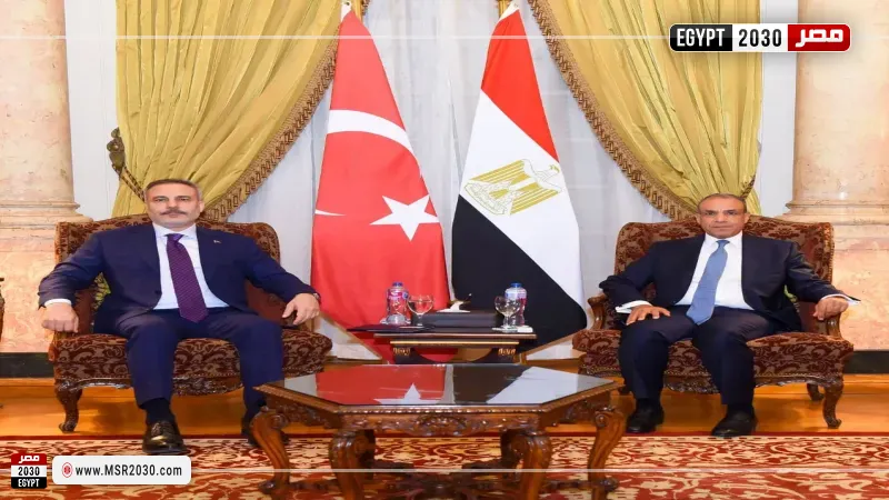 وزير الخارجية ونظيره التركي