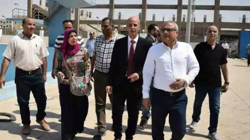 القائم بأعمال رئيس جامعة بني سويف يتابع التشغيل... القائم بأعمال رئيس جامعة بني سويف يتابع التشغيل التجريبي لحمام السباحة الأوليمبي