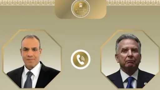 وزير الخارجية يبحث مع ويتكوف تطورات المسار التفاوضي... وزير الخارجية يبحث مع ويتكوف تطورات المسار التفاوضي الأمريكي الإيراني