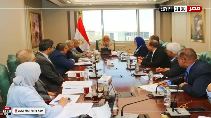 وزير الكهرباء خلال الاجتماع
