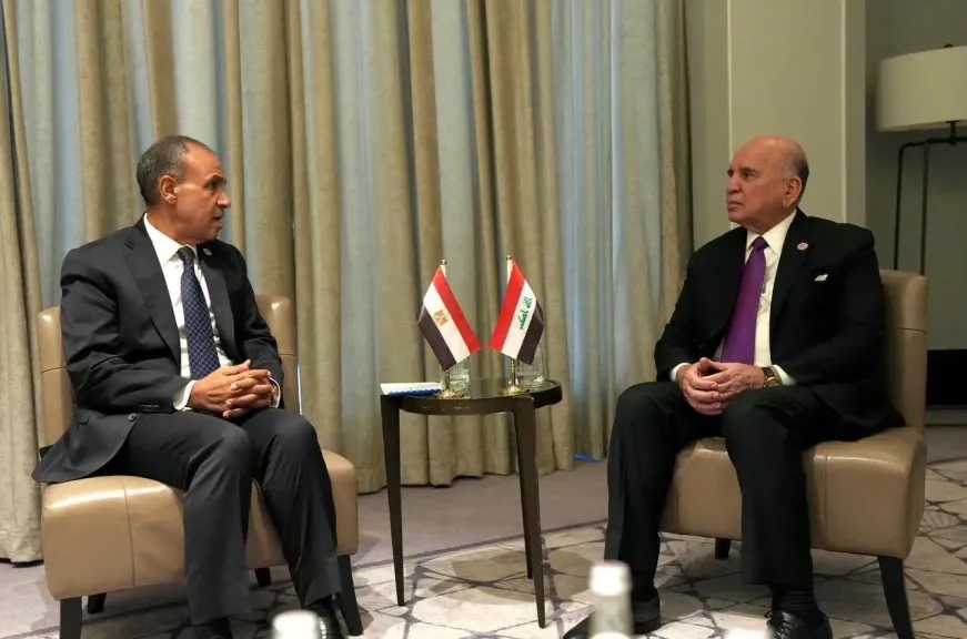 وزير الخارجية يلتقي نظيره العراقي على هامش مجلس جامعة الدول العربية