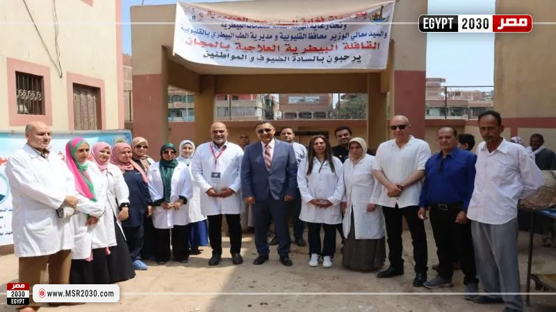 جانب من الجولة التفقدية لمحافظ القليوبية