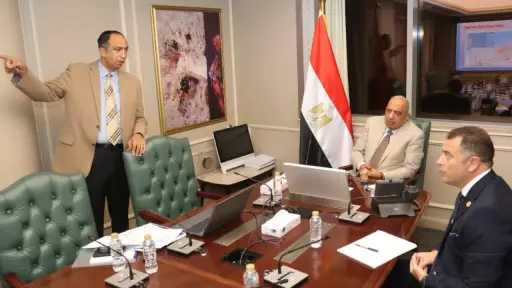 وزير الكهرباء ورئيس المحطات النووية يتابعان تطور الأعمال... وزير الكهرباء ورئيس المحطات النووية يتابعان تطور الأعمال بمشروع محطة الضبعة النووية
