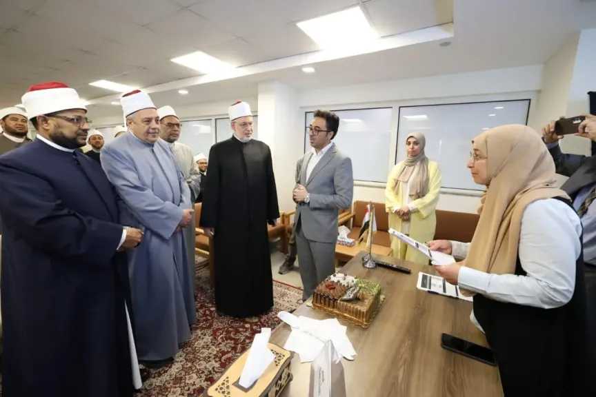 الشيخ أيمن عبدالغني يفتتح وحدة الدعوة الإلكترونية بمجمع البحوث الإسلامية لمعالجة الفكر عقديًا وفكريًا وسلوكيًا