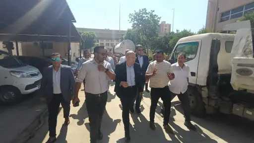 نائب محافظ الجيزة يتفقد أعمال الصيانة لرفع كفاءة محطة الصرف الصحي ببشتيل