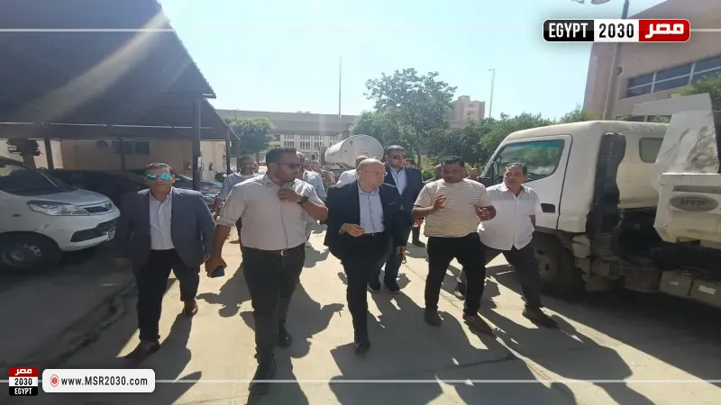 جانب من جولة نائب المحافظ