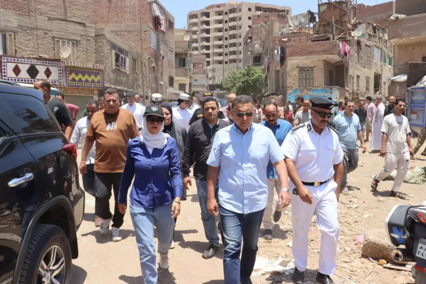 جانب من جولة محافظ القليوبية