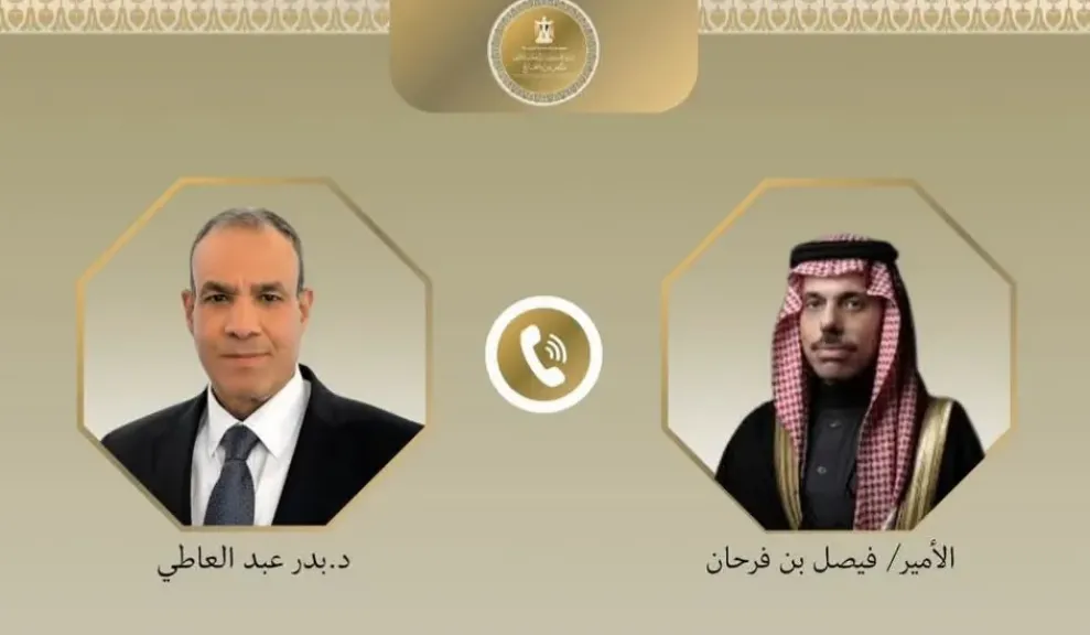 وزير الخارجية ونظيره السعودي
