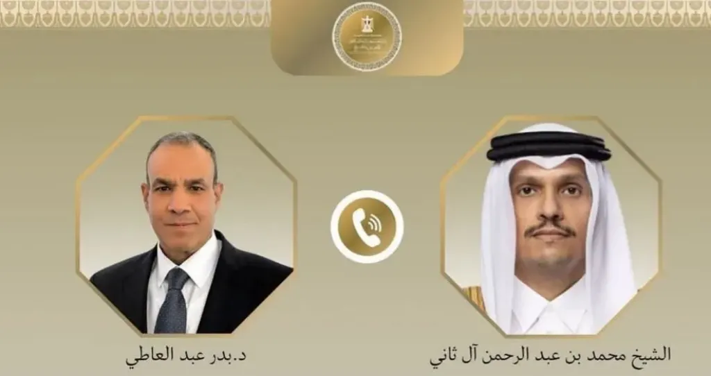 وزير الخارجية ونظيره القطري
