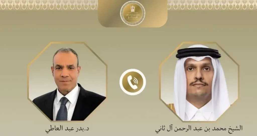 وزير الخارجية يبحث مع نظيره القطري تطورات الأوضاع الإقليمية