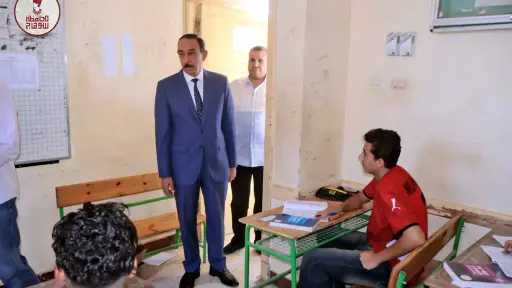 محافظ سوهاج يتفقد لجان الثانوية العامة ويوجه بتوفير الأجواء المناسبة للطلاب